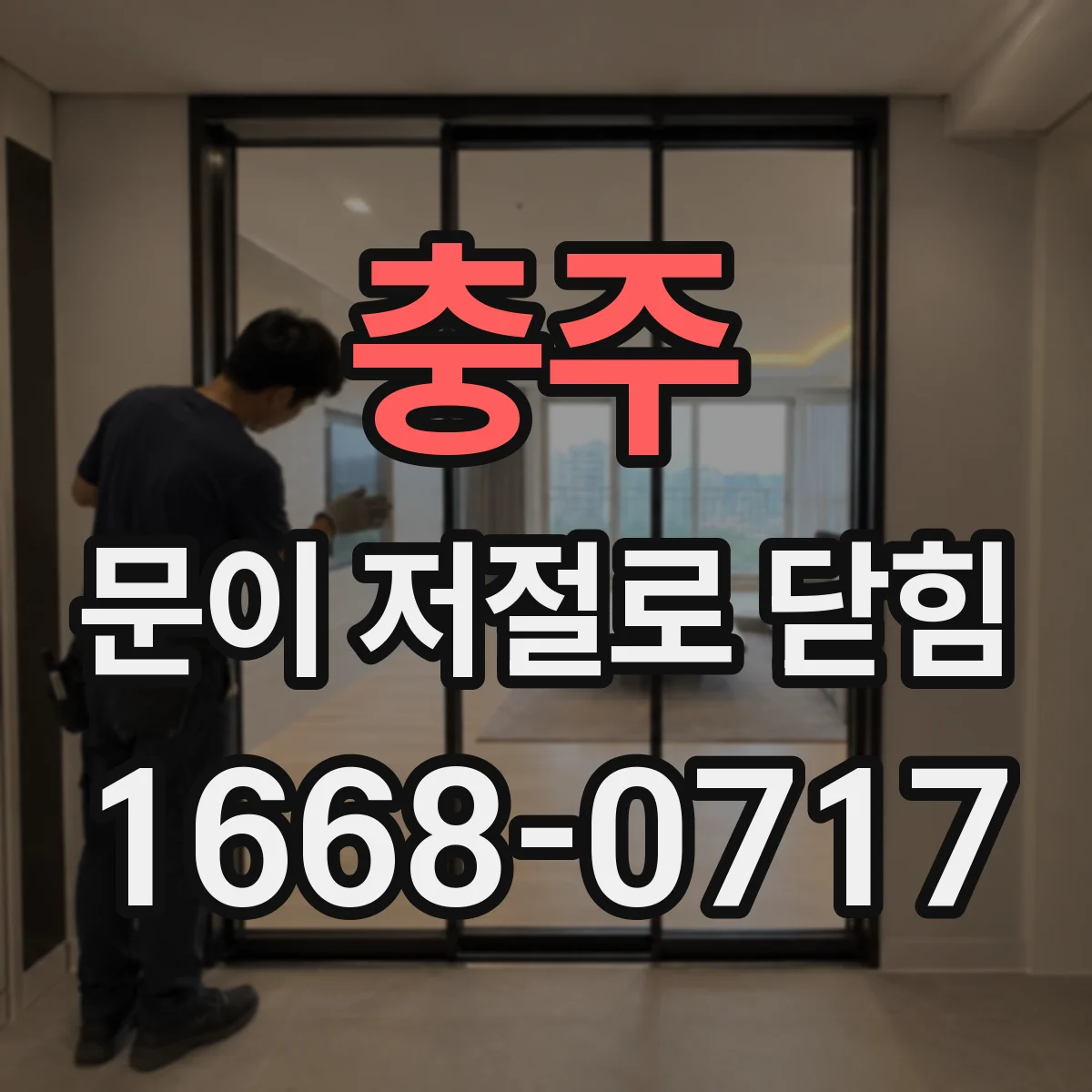 충주 문이 저절로 닫힘 마찰이 커진 경우 도어클로저 힘 조정 순서