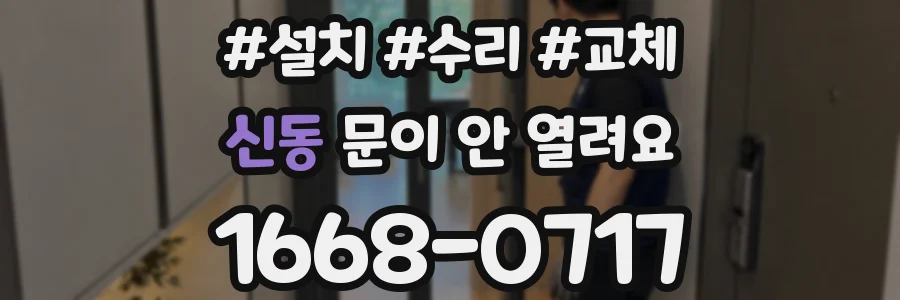 신동 문이 안 열려요