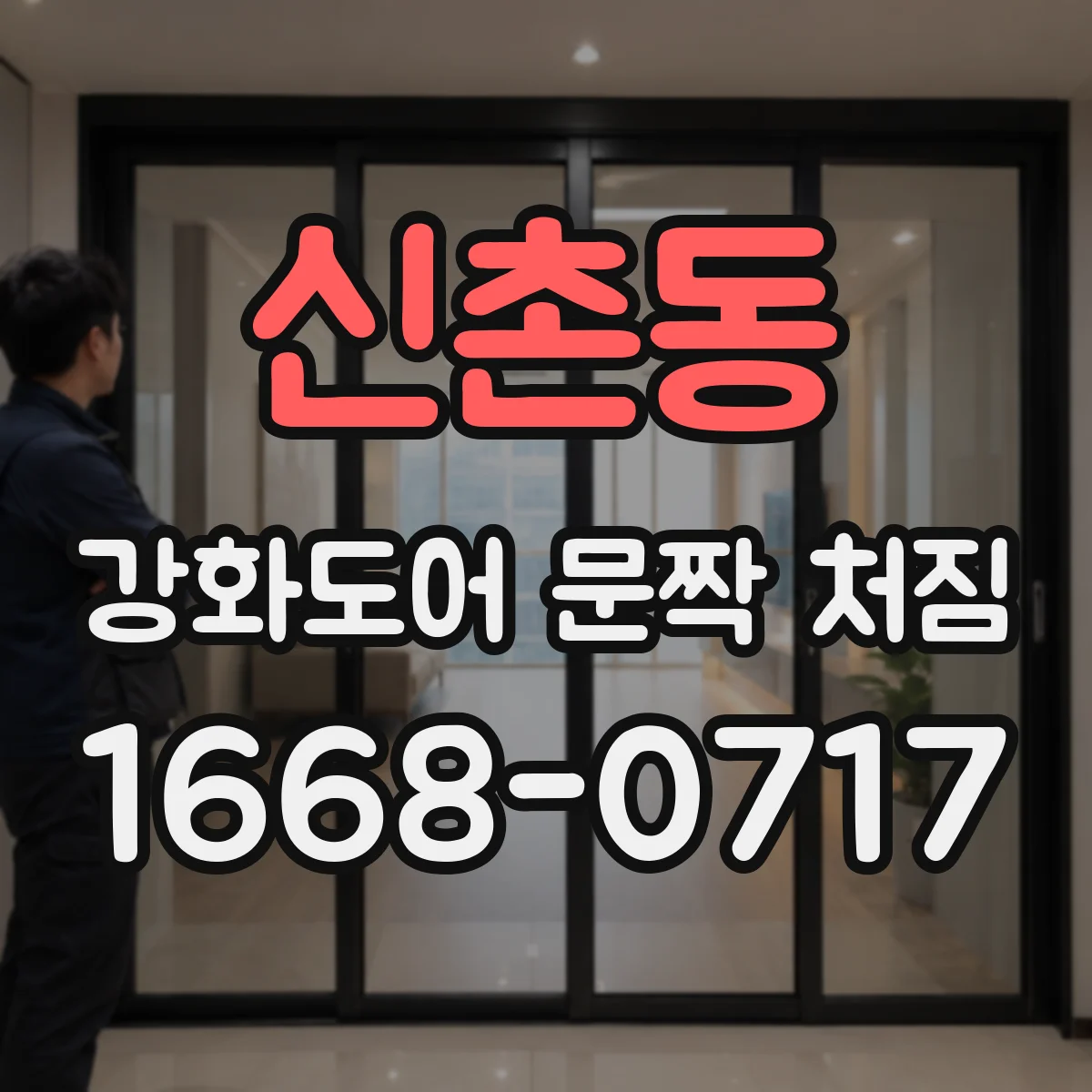 신촌동 강화도어 문짝 처짐