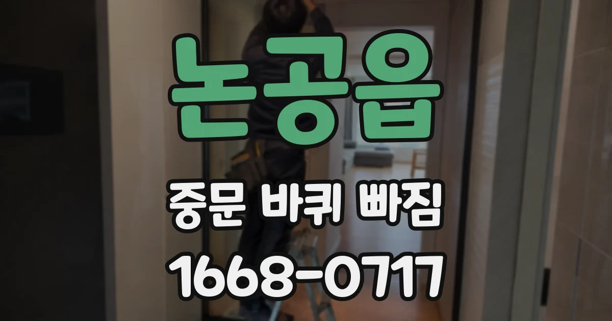 논공읍 중문 바퀴 빠짐