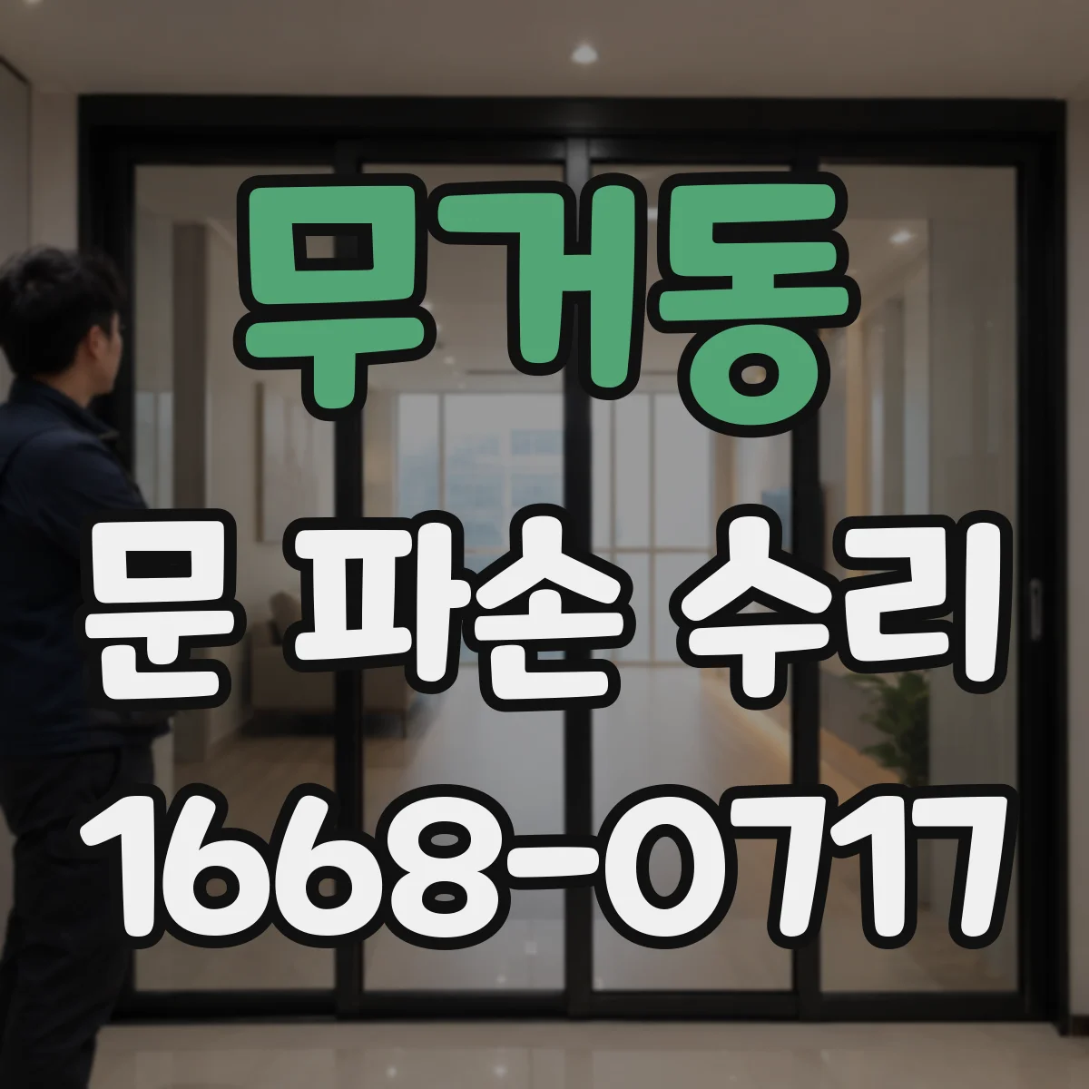 무거동 문 파손 수리