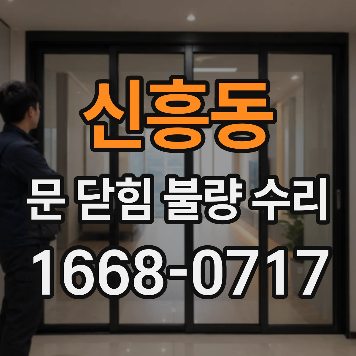 신흥동 문 닫힘 불량 수리