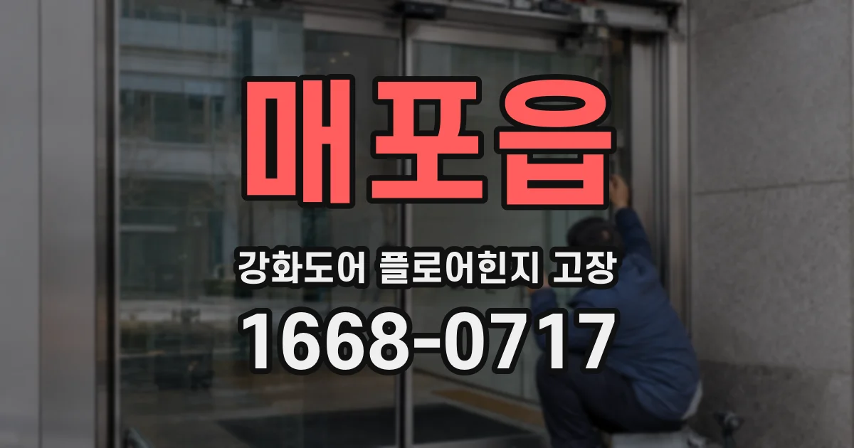 매포읍 강화도어 플로어힌지 고장