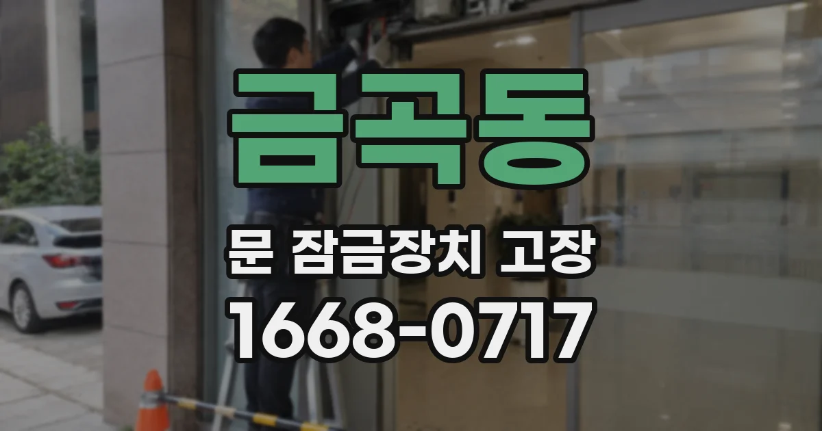 금곡동 문 잠금장치 고장