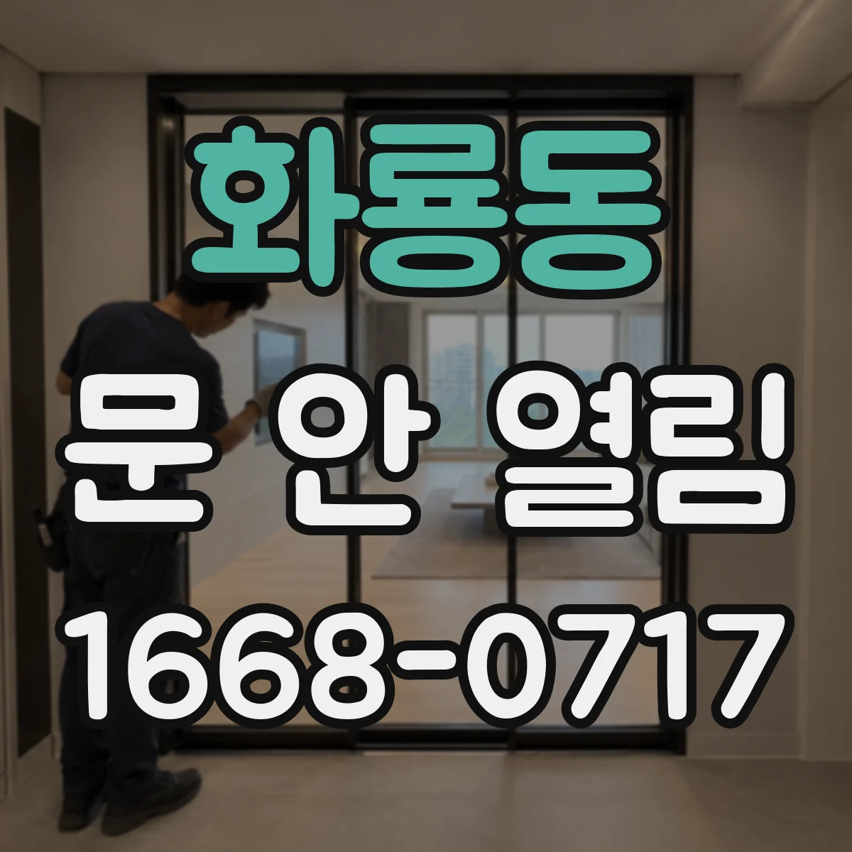 화룡동 문 안 열림