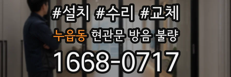 누읍동 현관문 방음 불량
