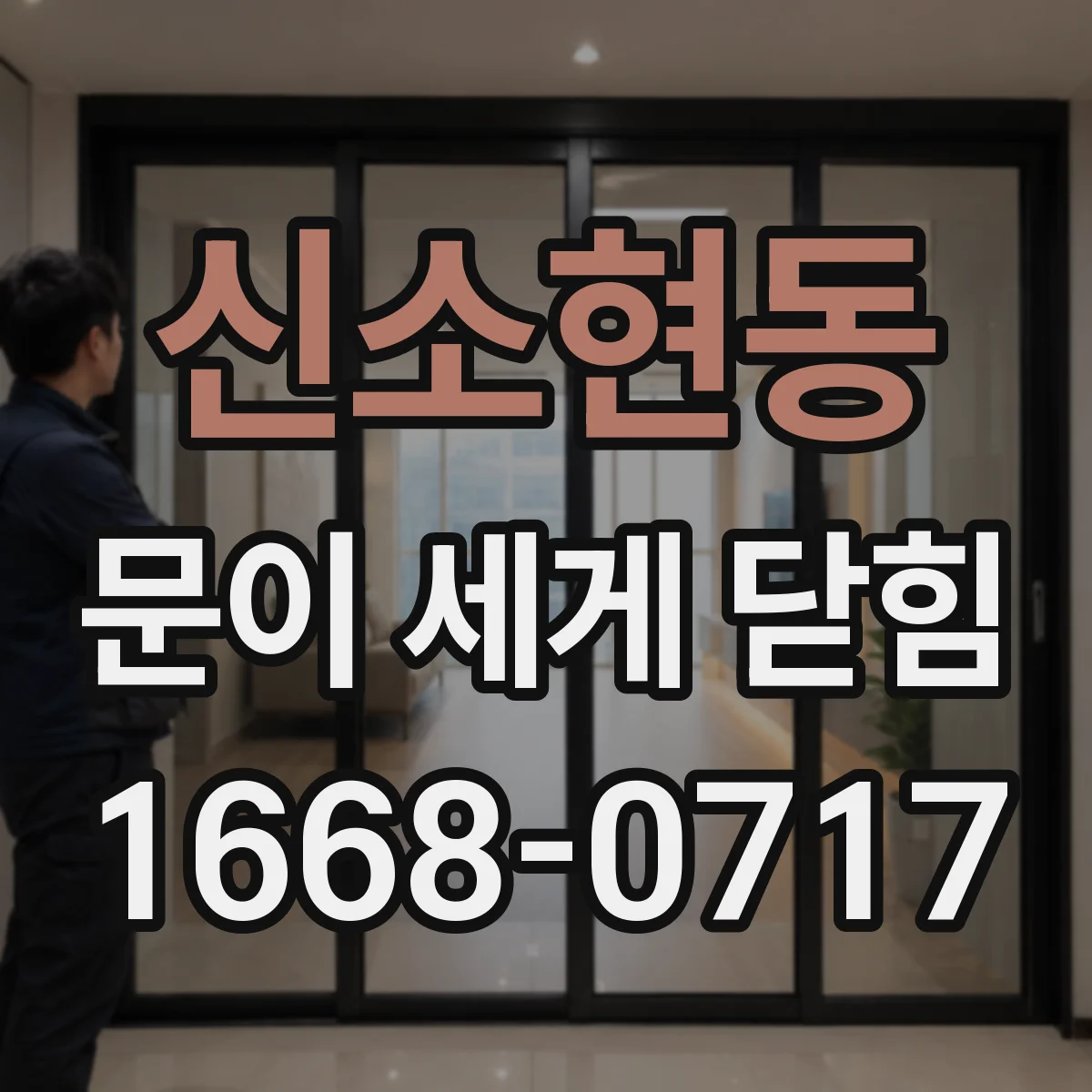 신소현동 문이 세게 닫힘