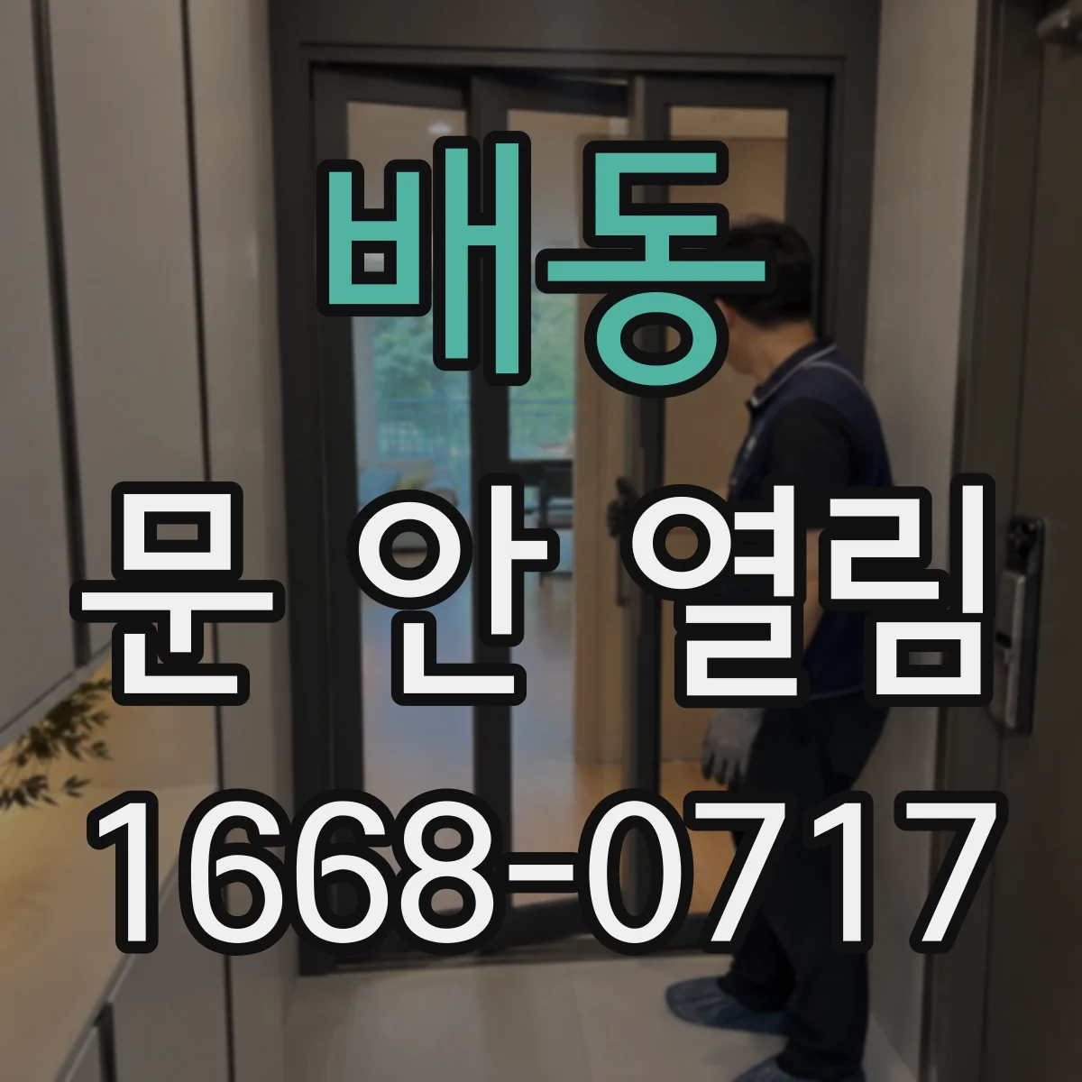 배동 문 안 열림