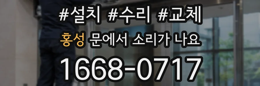 홍성 문에서 소리가 나요