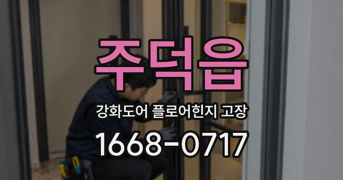 주덕읍 강화도어 플로어힌지 고장