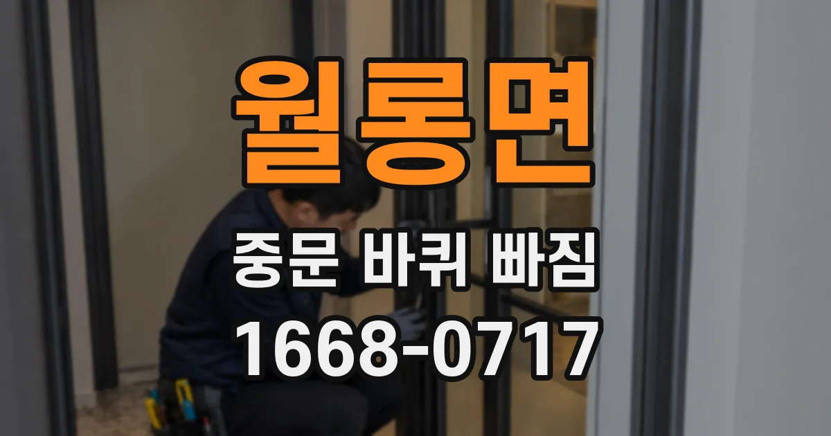 월롱면 중문 바퀴 빠짐