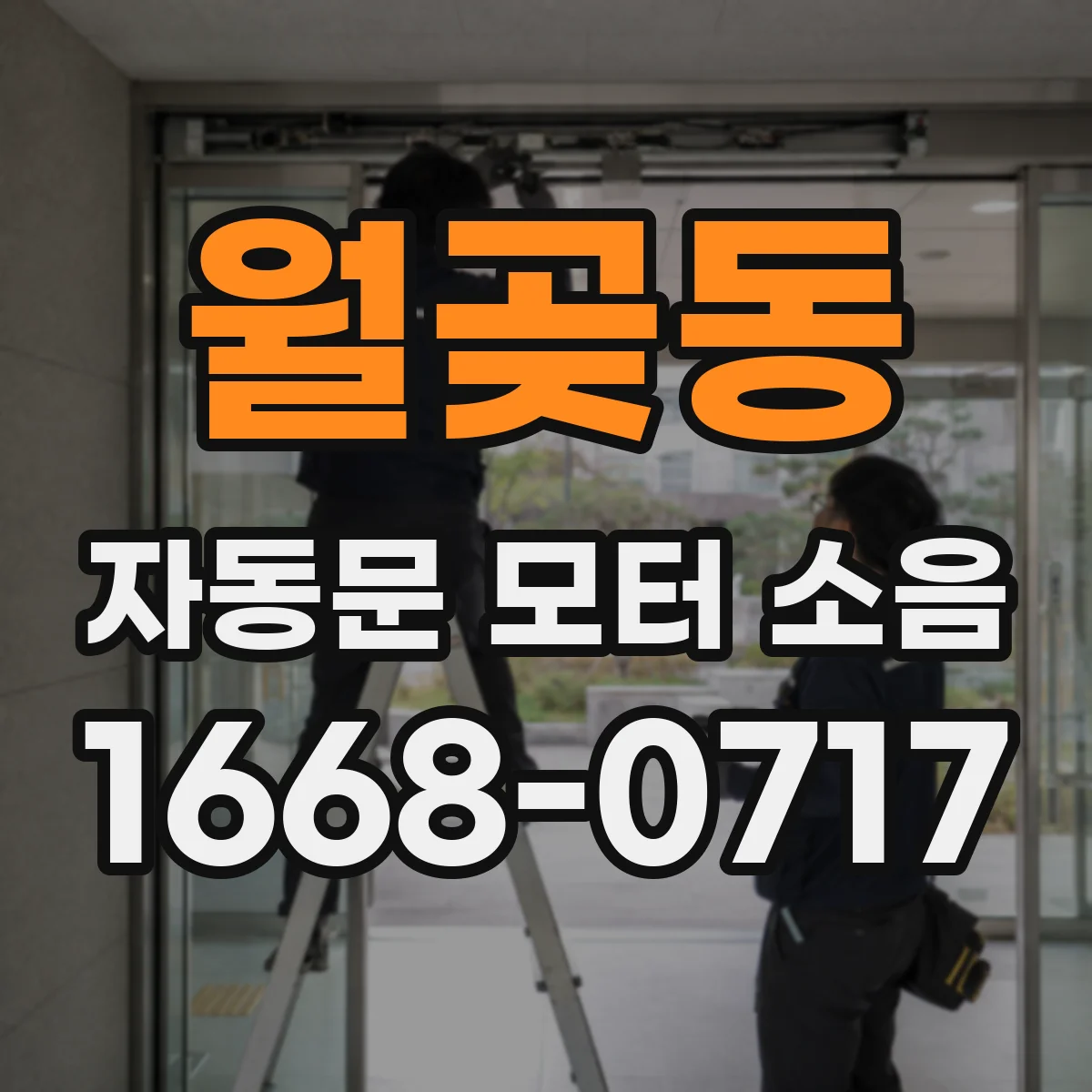 월곶동 자동문 모터 소음