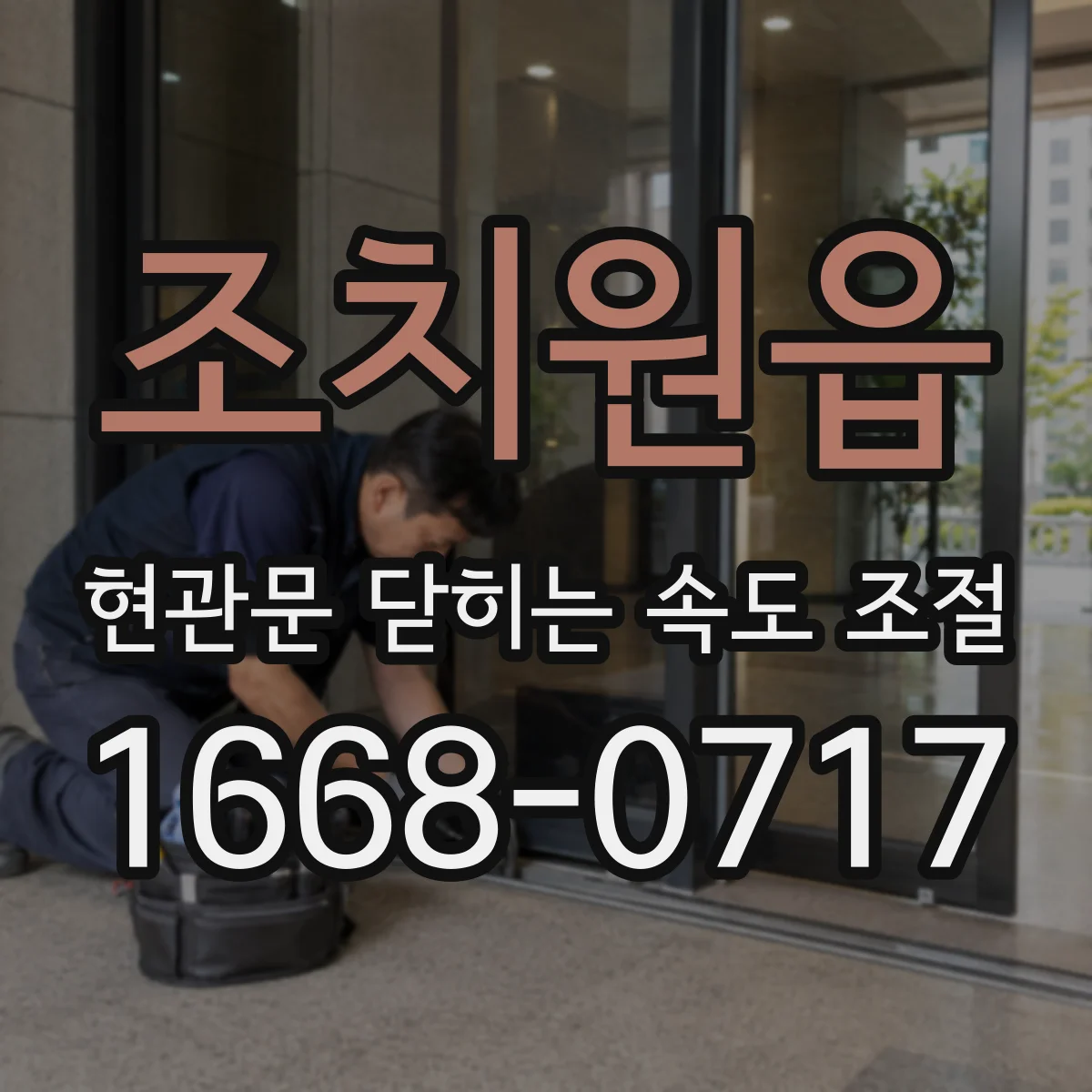 조치원읍 현관문 닫히는 속도 조절