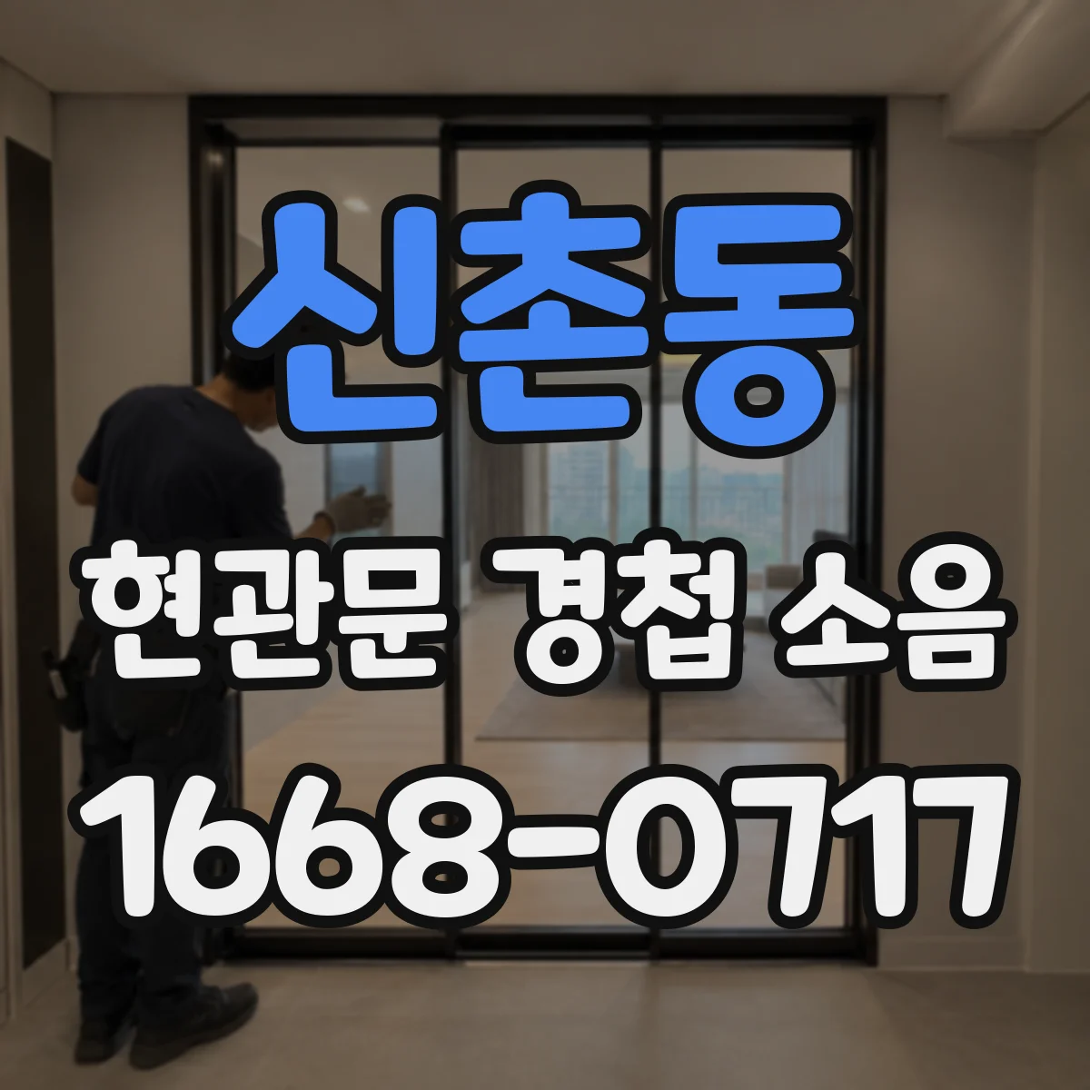 신촌동 현관문 경첩 소음