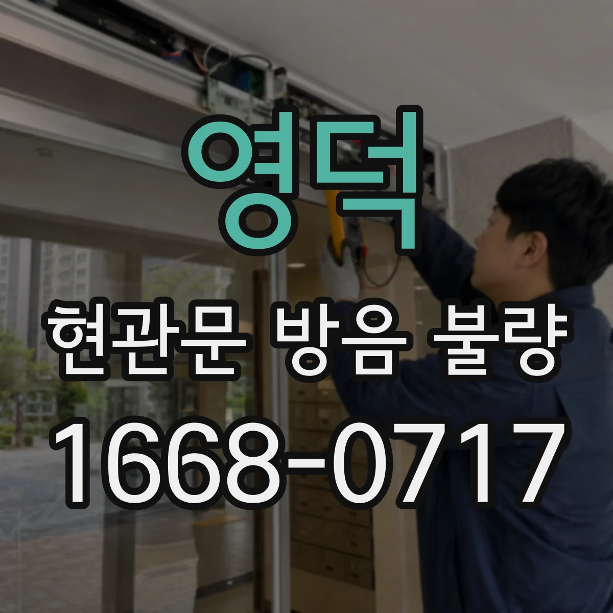영덕 현관문 방음 불량