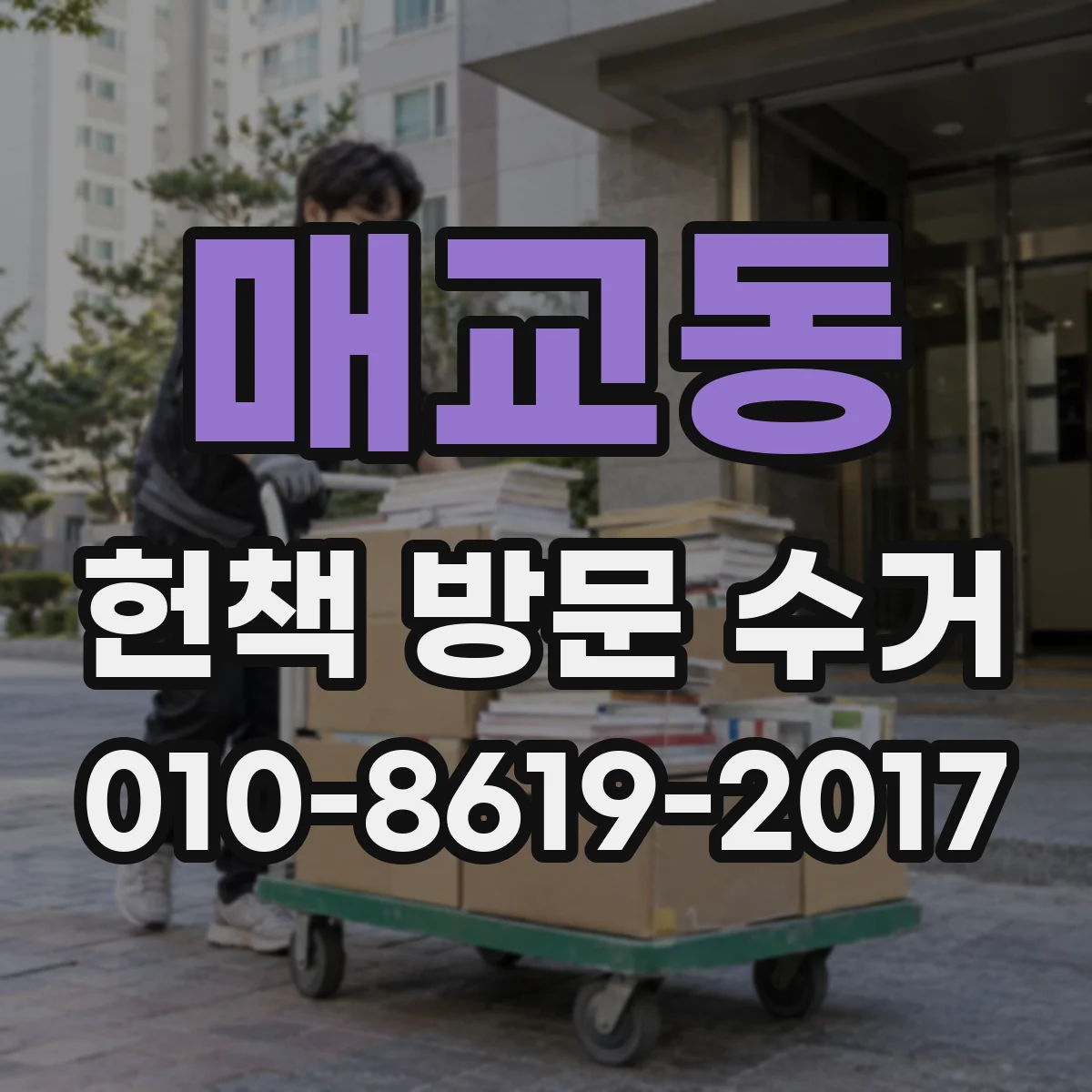 매교동 헌책 방문 수거