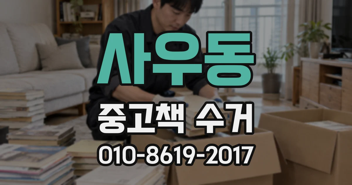사우동 중고책 수거