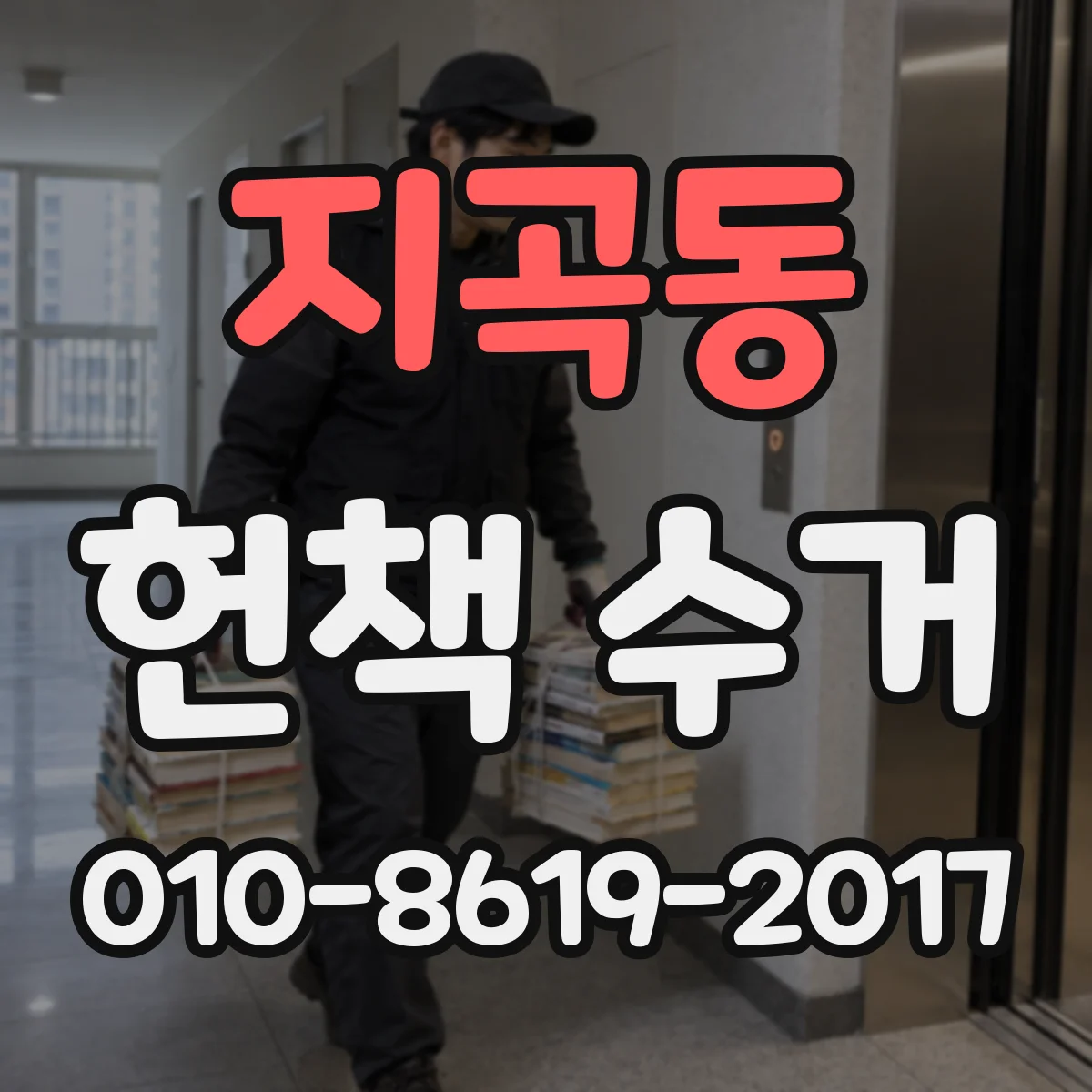 지곡동 헌책 수거