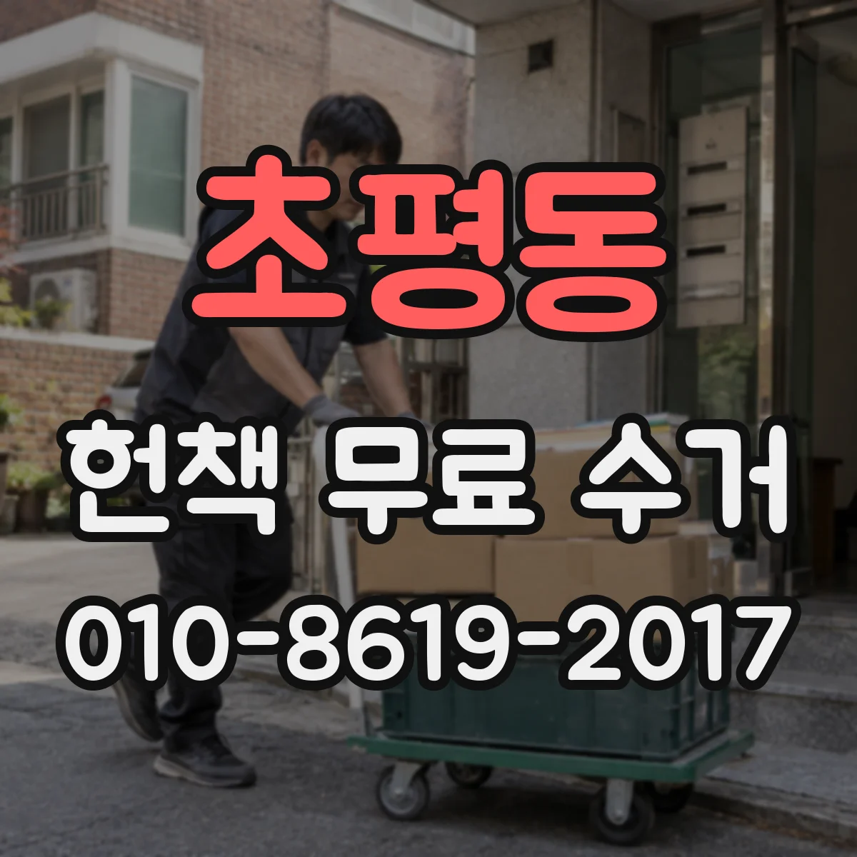 초평동 헌책 무료 수거