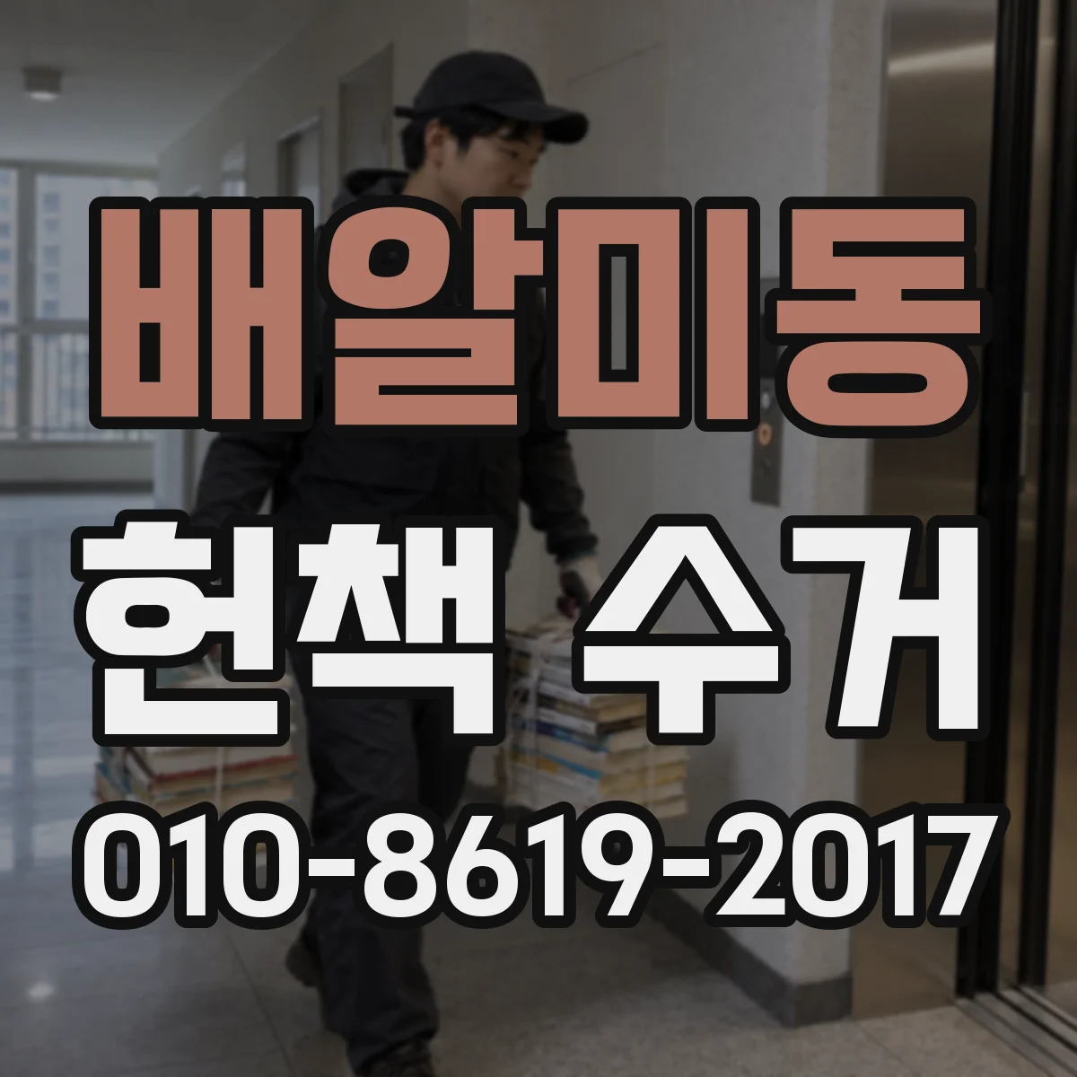 배알미동 헌책 수거