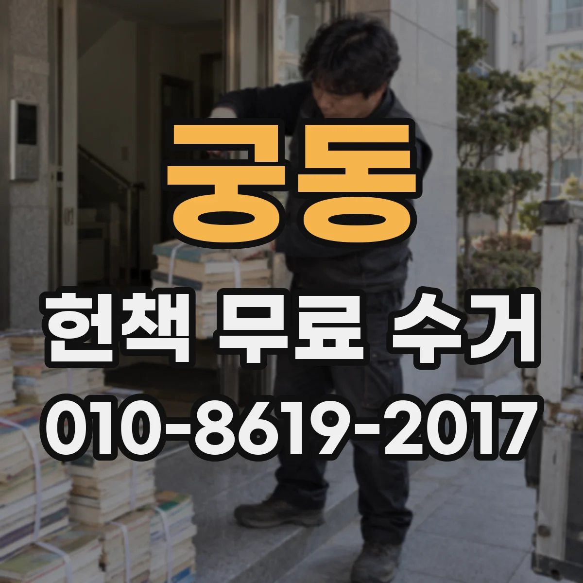 궁동 헌책 무료 수거