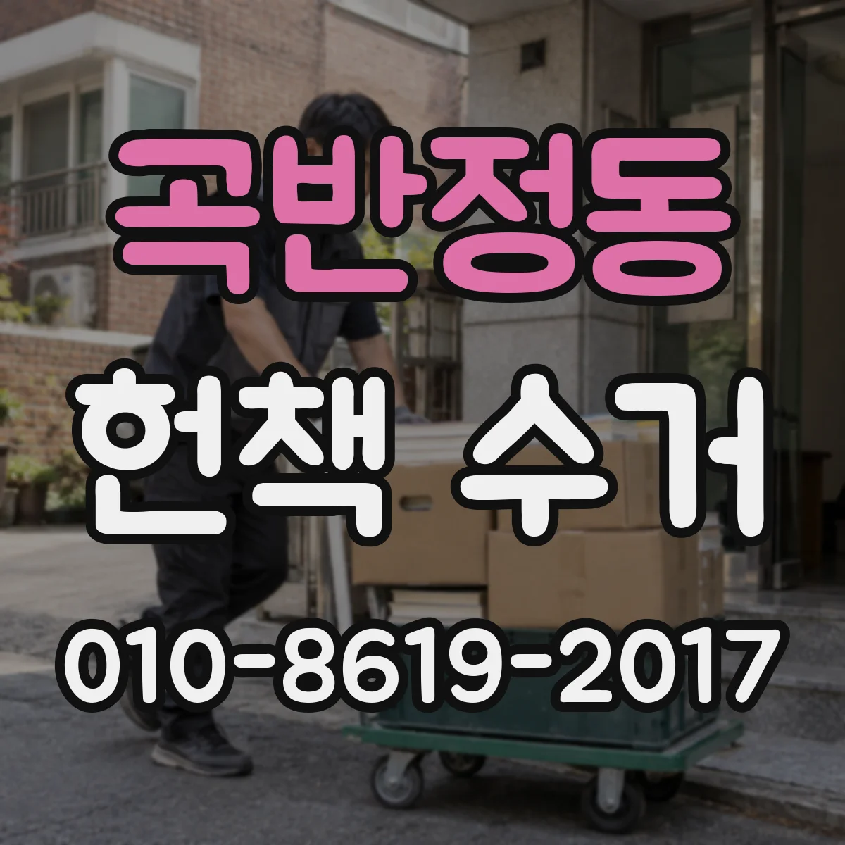 곡반정동 헌책 수거