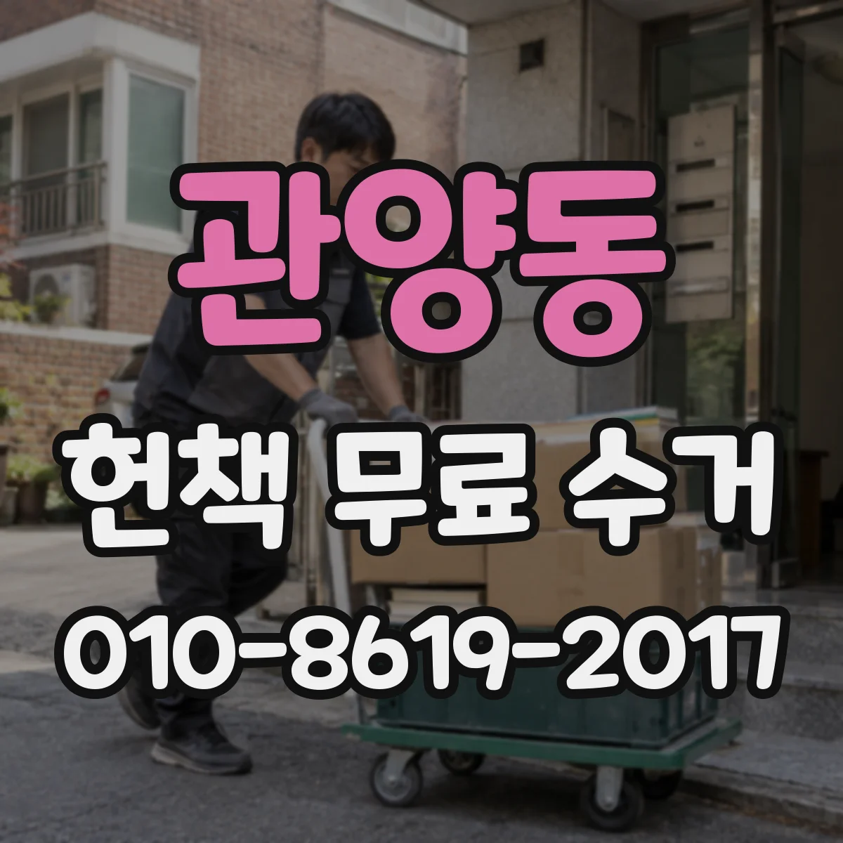 관양동 헌책 무료 수거