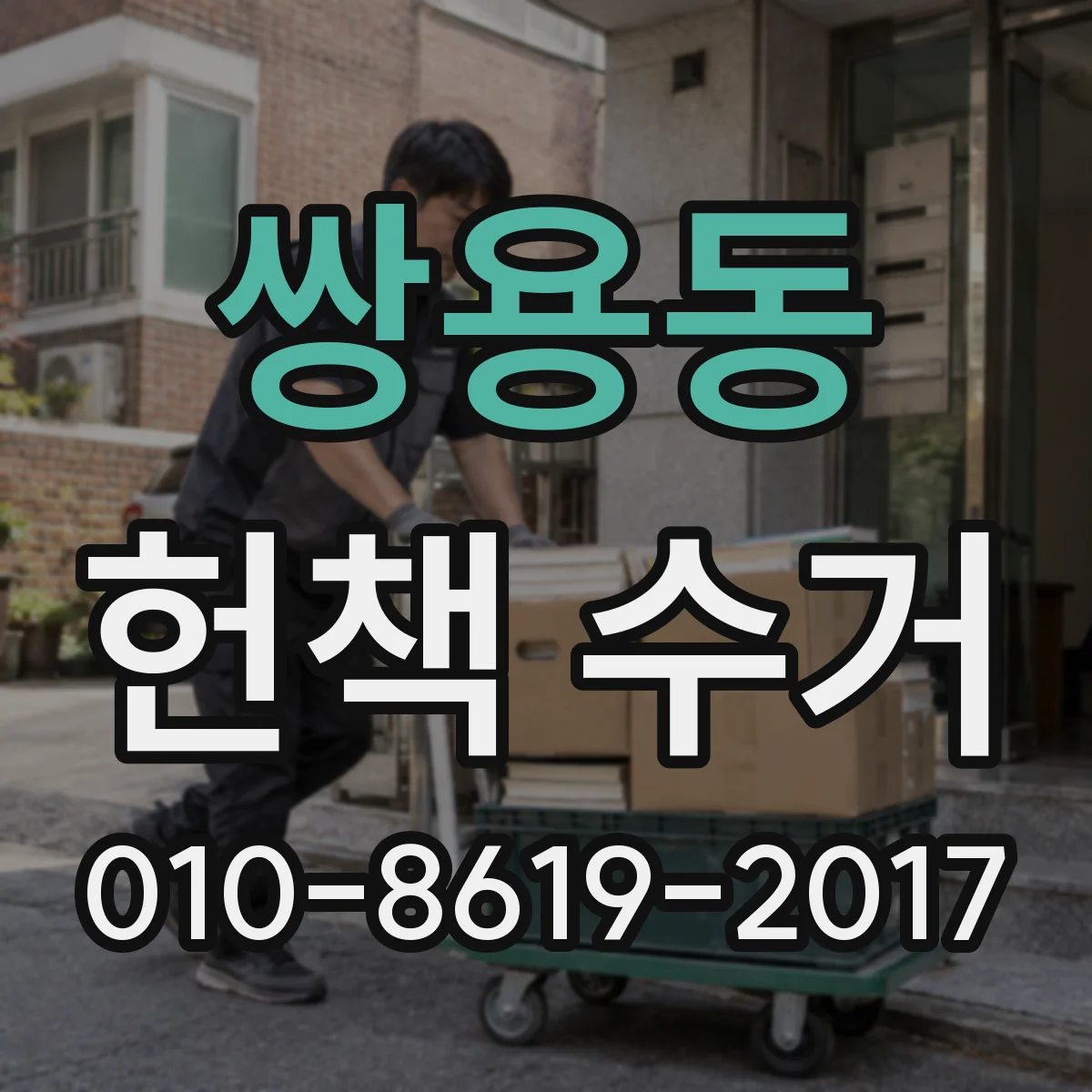 쌍용동 헌책 수거