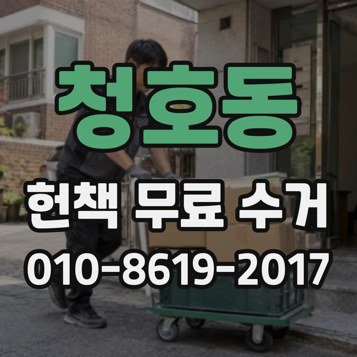 청호동 헌책 무료 수거