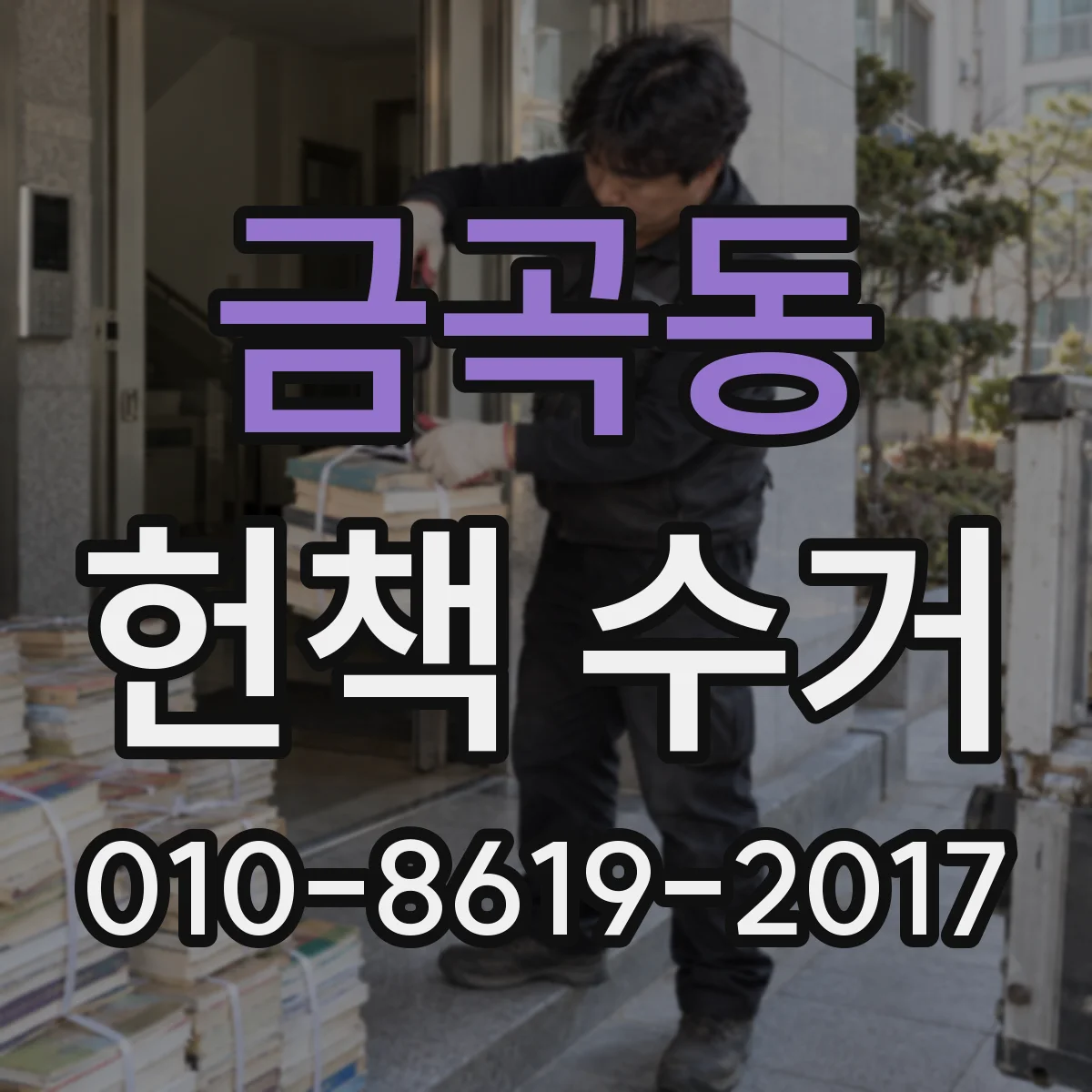 금곡동 헌책 수거