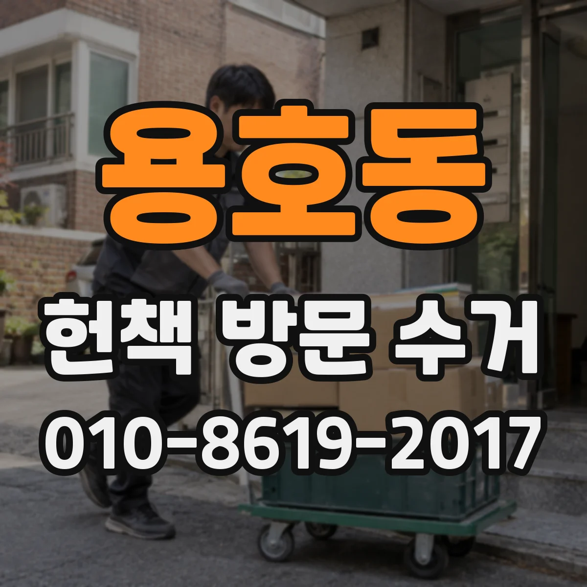 용호동 헌책 방문 수거