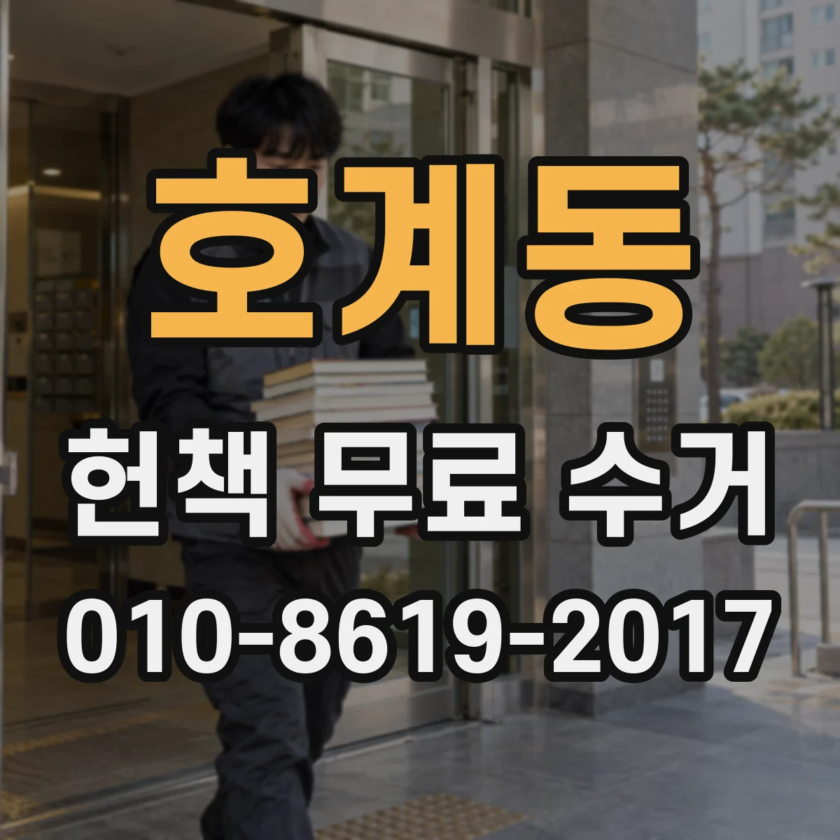 호계동 헌책 무료 수거