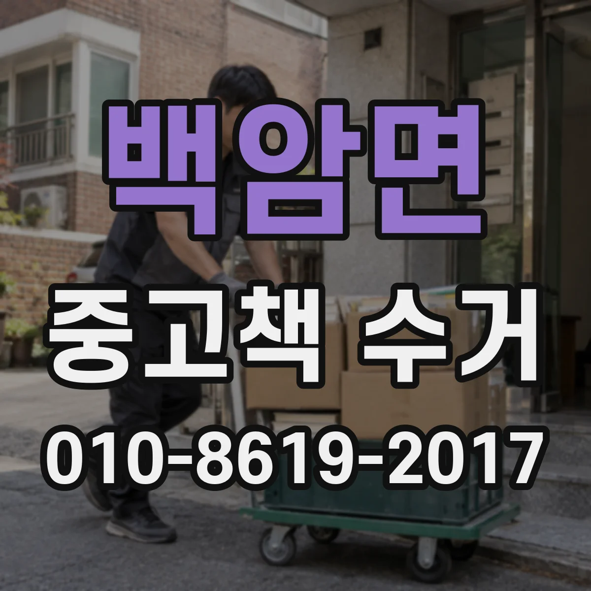 백암면 중고책 수거