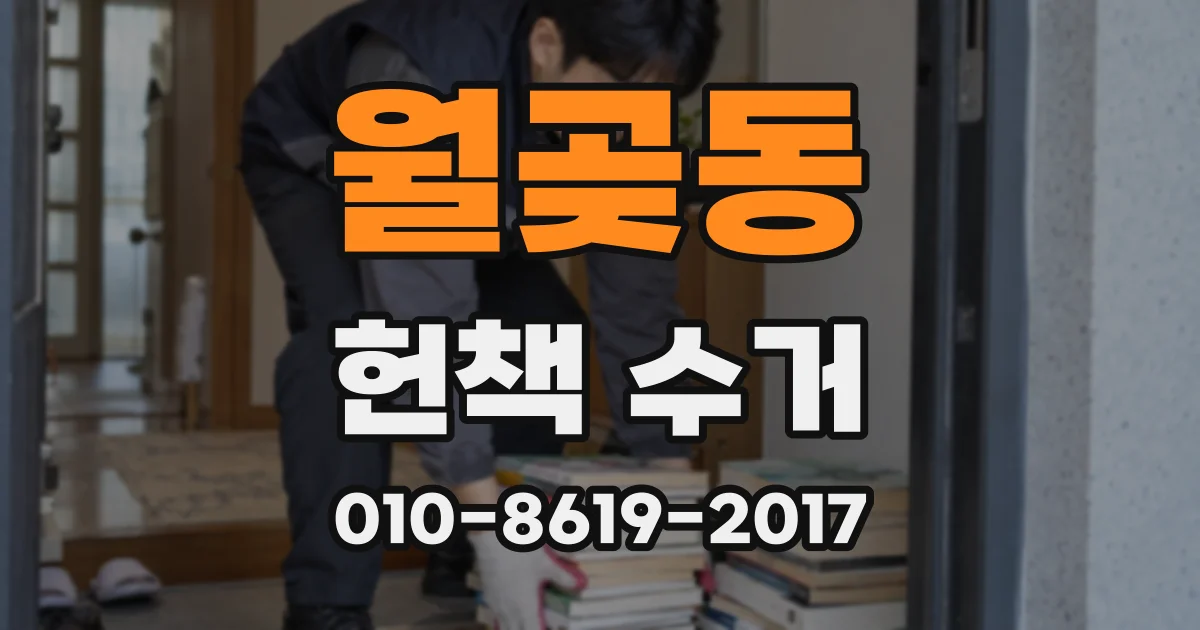 월곶동 헌책 수거