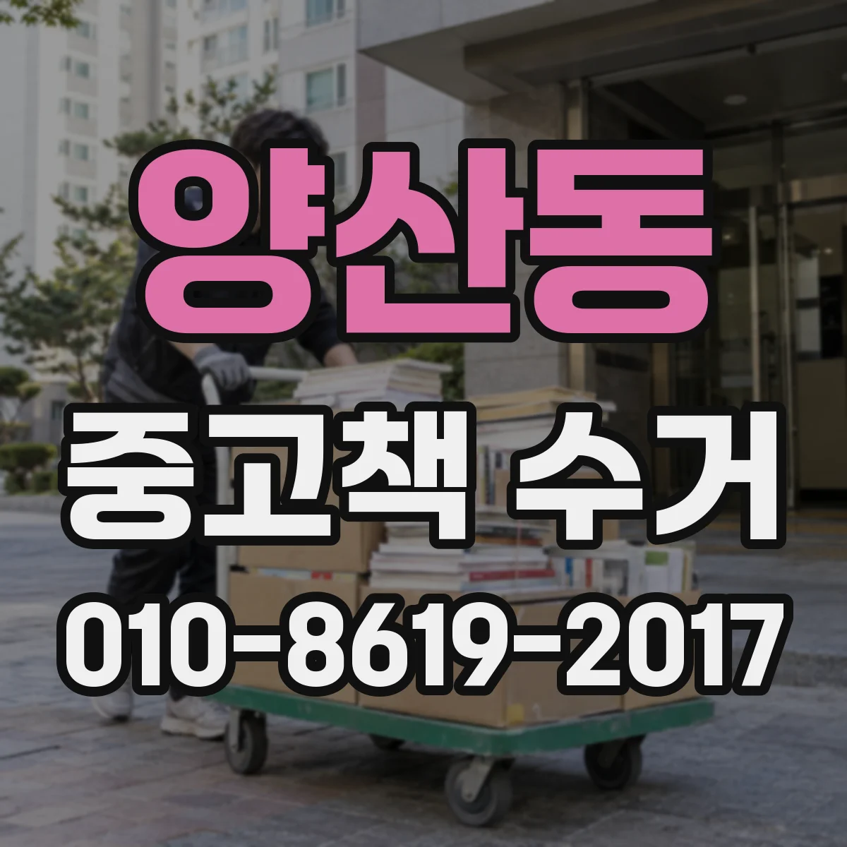 양산동 중고책 수거