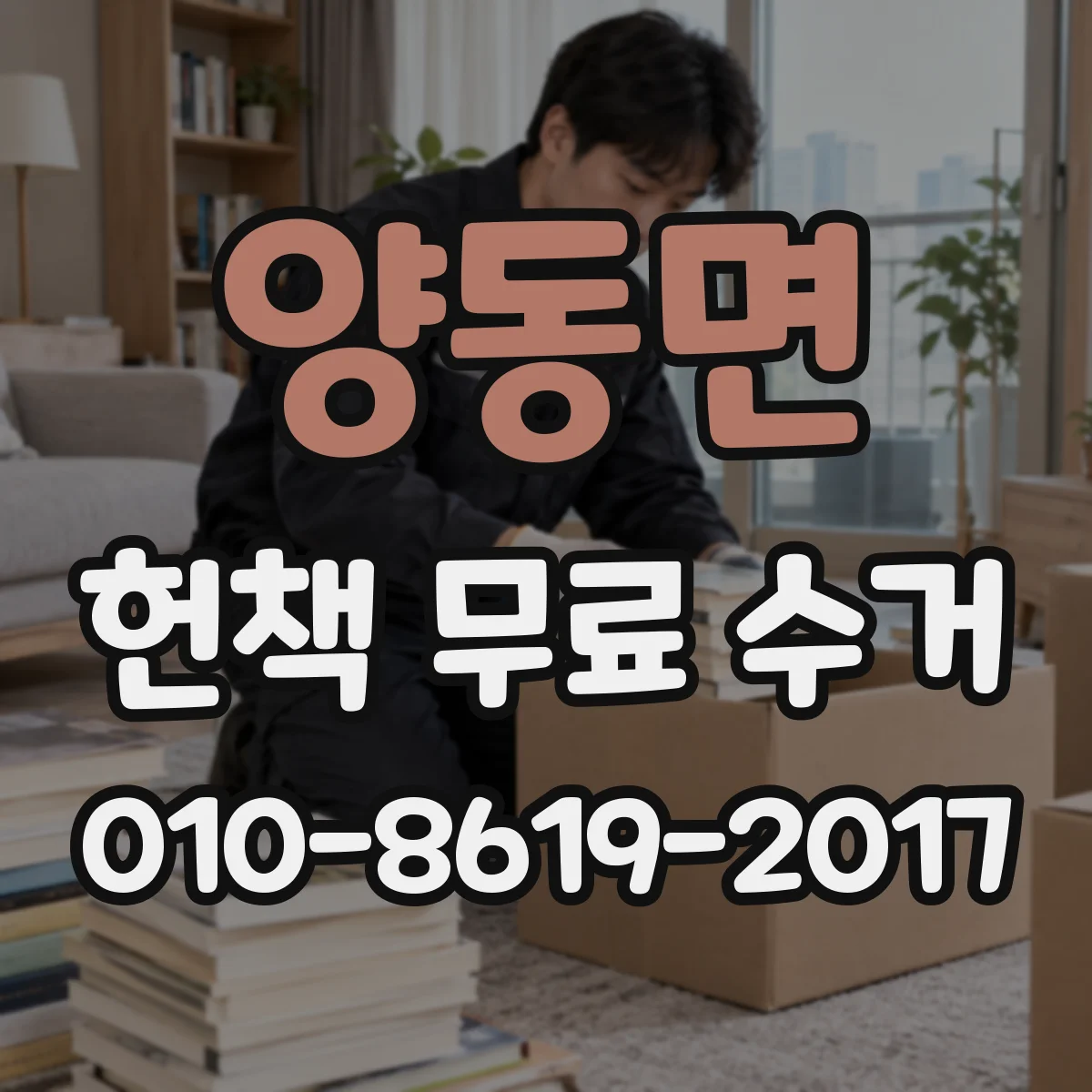 양동면 헌책 무료 수거