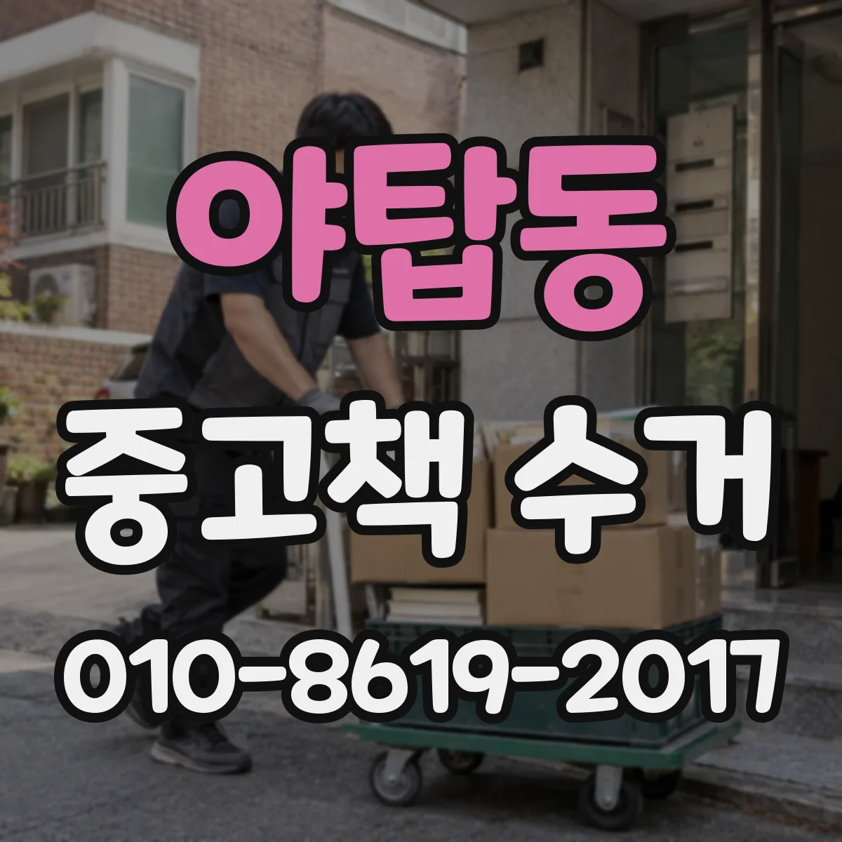 야탑동 중고책 수거