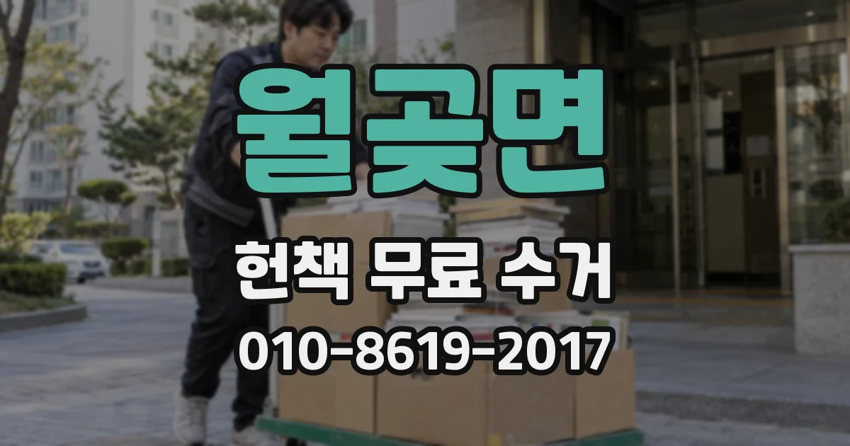 월곶면 헌책 무료 수거