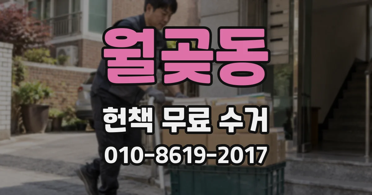 월곶동 헌책 무료 수거