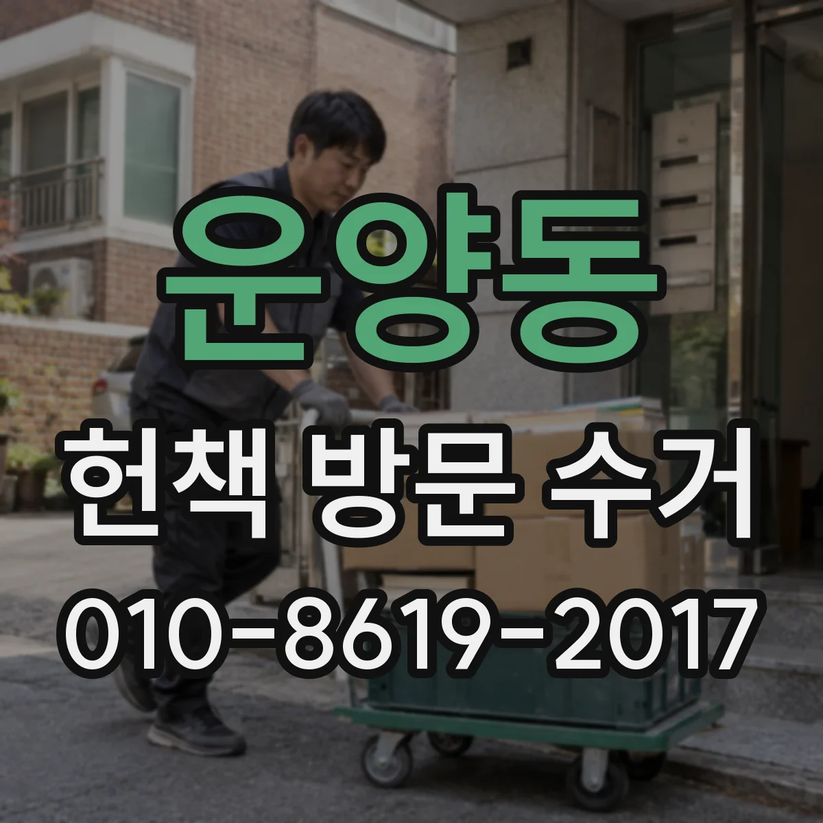운양동 헌책 방문 수거