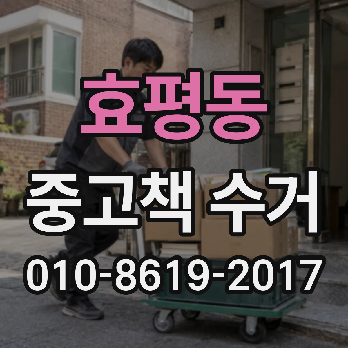 효평동 중고책 수거