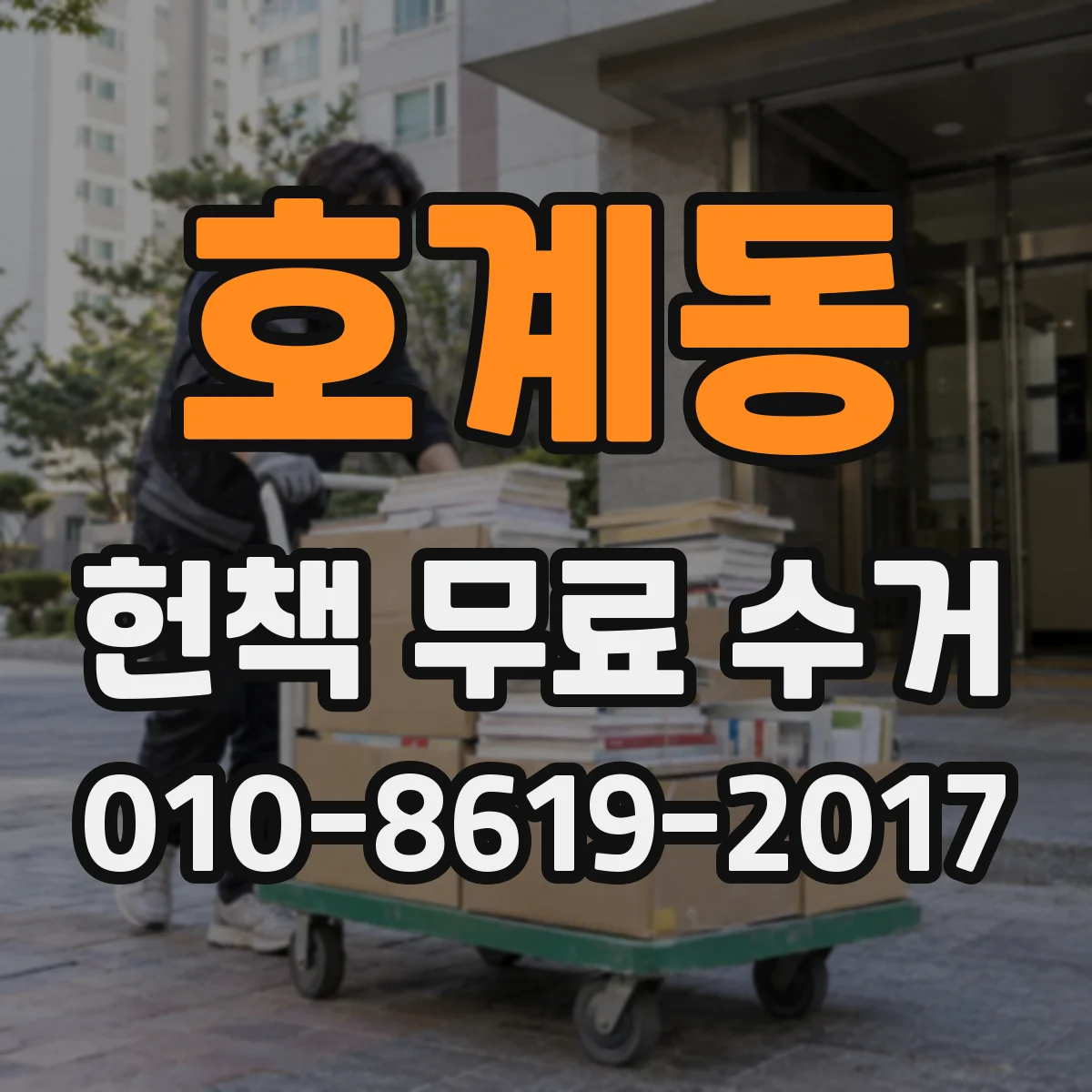 호계동 헌책 무료 수거