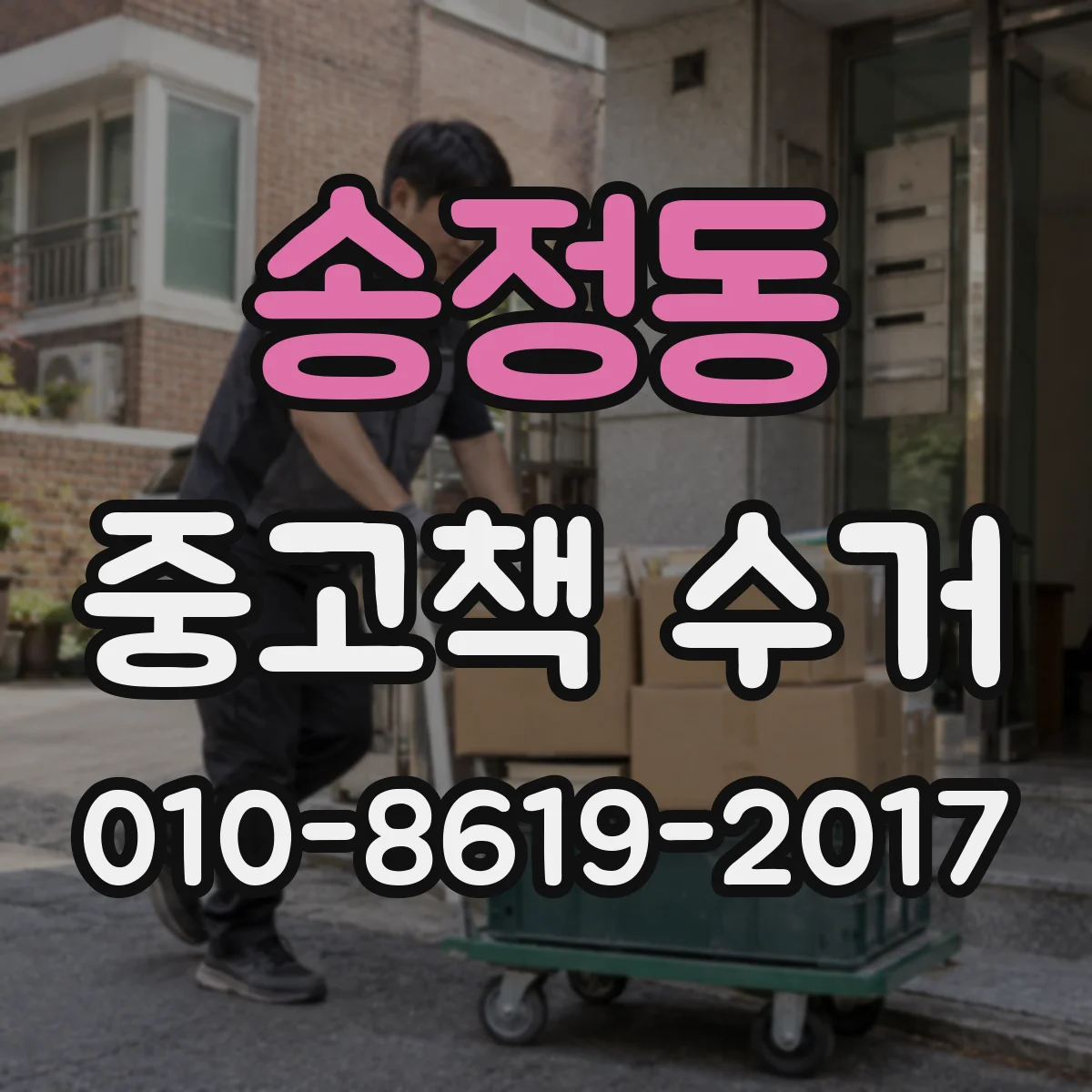송정동 중고책 수거