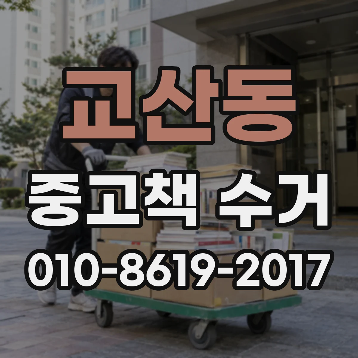 교산동 중고책 수거