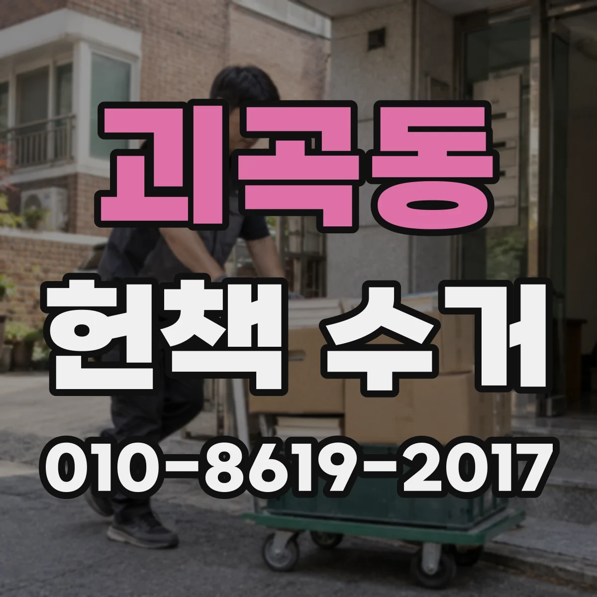 괴곡동 헌책 수거