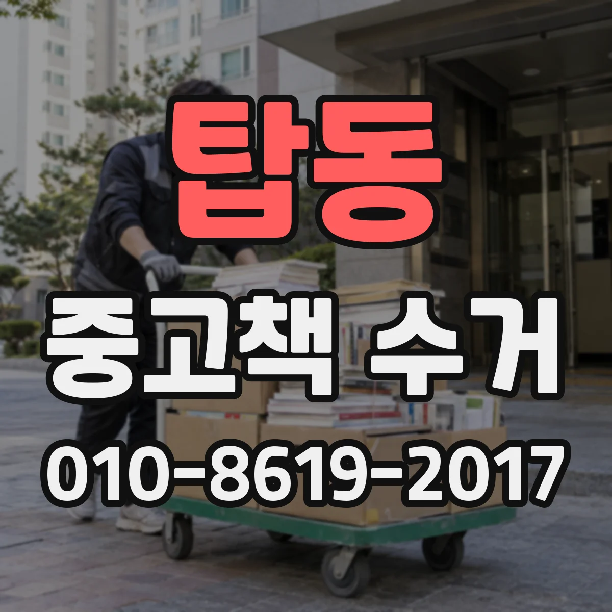 탑동 중고책 수거