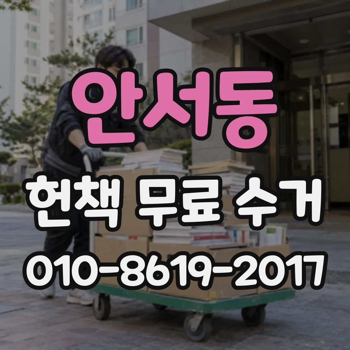 안서동 헌책 무료 수거