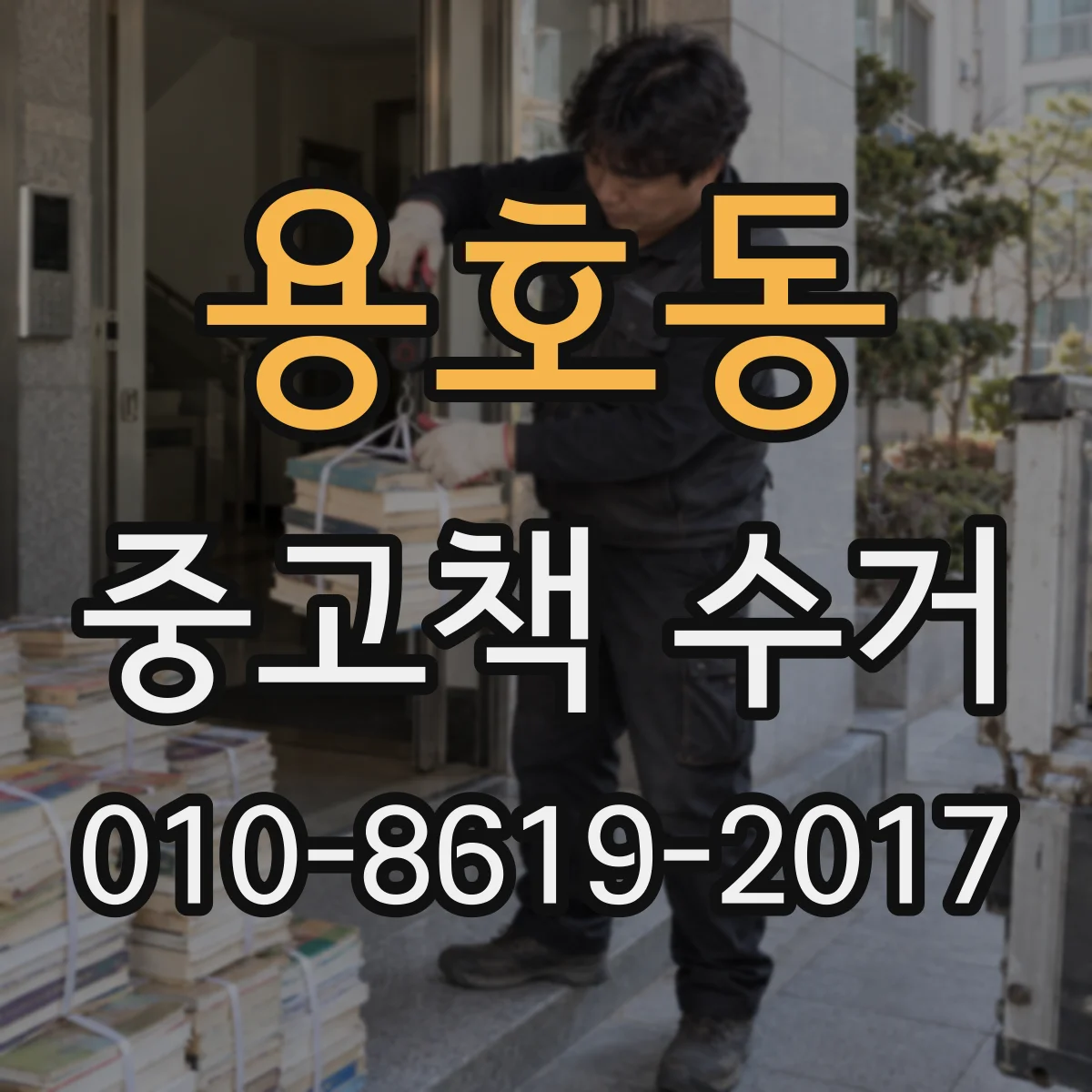 용호동 중고책 수거
