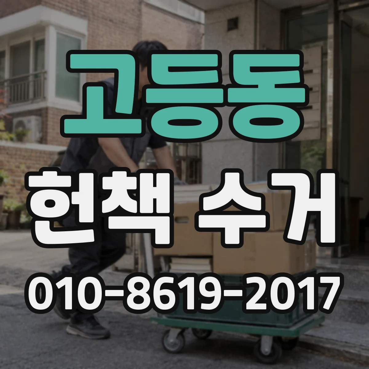 고등동 헌책 수거
