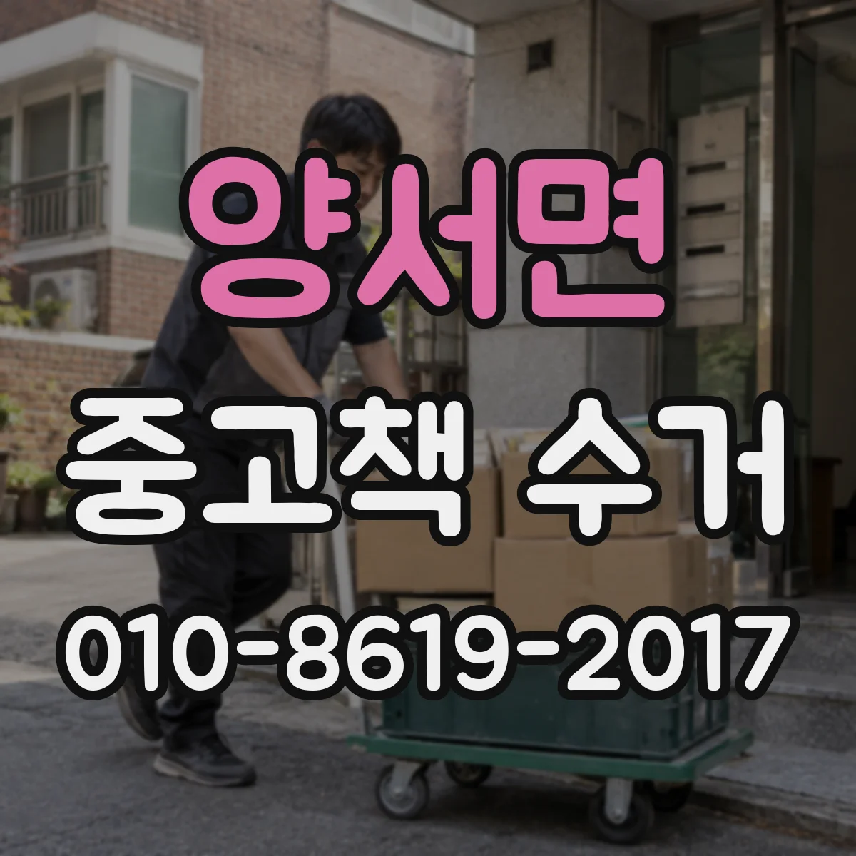양서면 중고책 수거